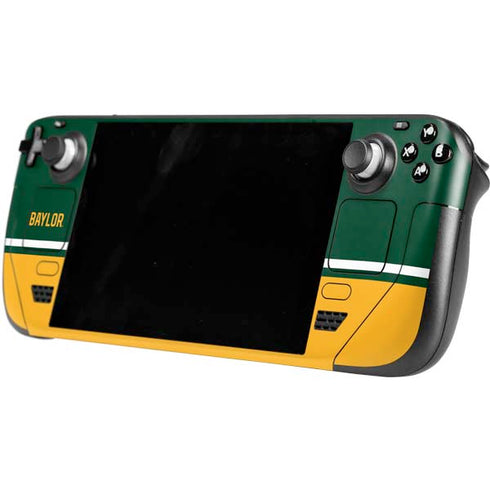 Baylor University BU Split Steam Deck Handheld Gaming Computer OLED Skin