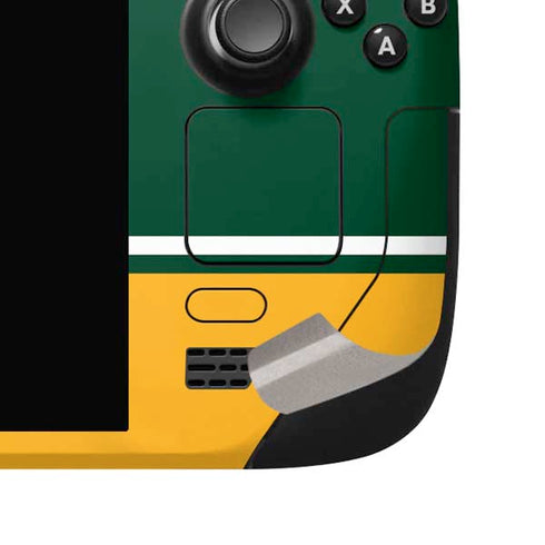 Baylor University BU Split Steam Deck Handheld Gaming Computer OLED Skin