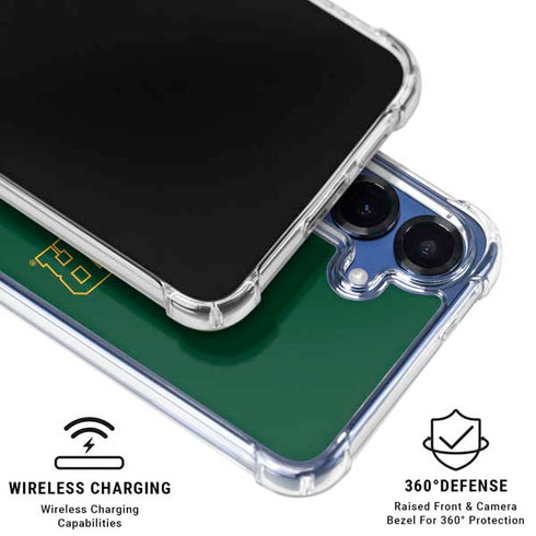 Baylor University Bears Mascot Galaxy S25 Plus Clear Case