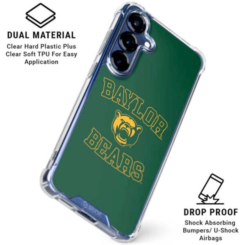 Baylor University Bears Mascot Galaxy S25 Plus Clear Case