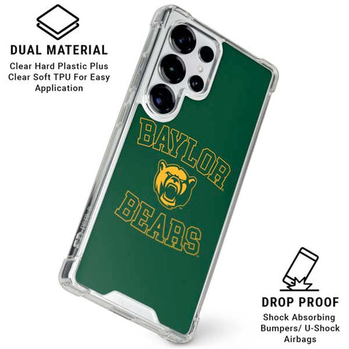 Baylor University Bears Mascot Galaxy S25 Ultra Clear Case