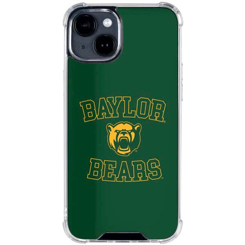 Baylor University Bears Mascot iPhone 15 Clear Case
