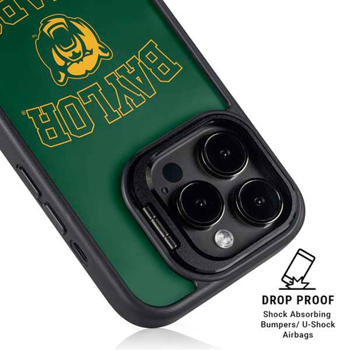 Baylor University Bears Mascot iPhone 15 Pro Max Kickstand Case