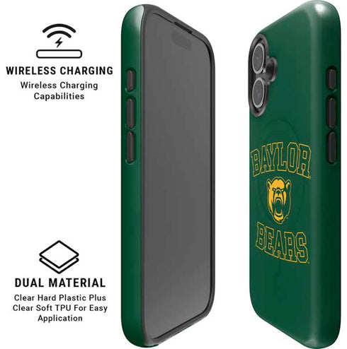 Baylor University Bears Mascot iPhone 16 Magsafe Impact Case
