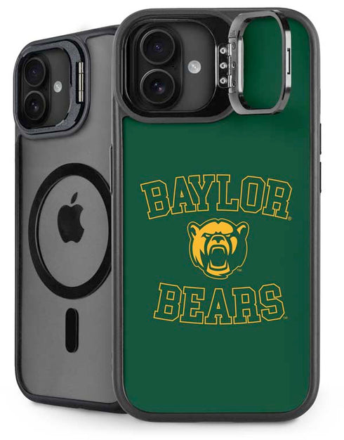 Baylor University Bears Mascot iPhone 16 Plus Kickstand Case