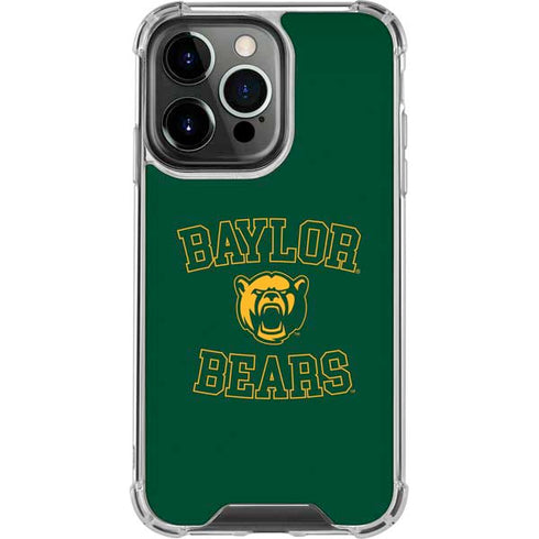 Baylor University Bears Mascot iPhone 16 Pro Max Clear Case