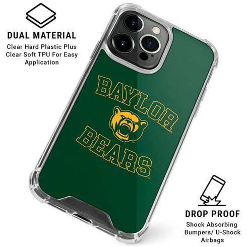 Baylor University Bears Mascot iPhone 16 Pro Max Clear Case