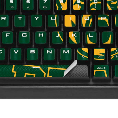 Baylor University Bears Mascot K95 RGB PLATINUM Mechanical Gaming Keyboard Skin