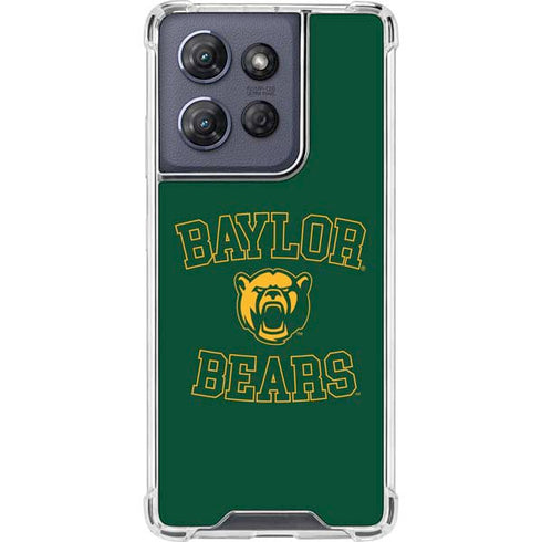 Baylor University Bears Mascot Moto G Power 5G (2025) Clear Case