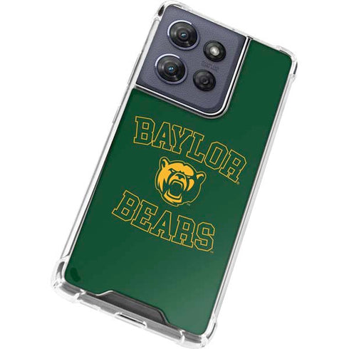 Baylor University Bears Mascot Moto G Power 5G (2025) Clear Case