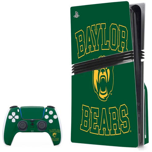 Baylor University Bears Mascot PS5 Pro Disk Bundle Skin