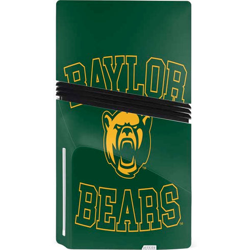 Baylor University Bears Mascot PS5 Pro Disk Console Skin