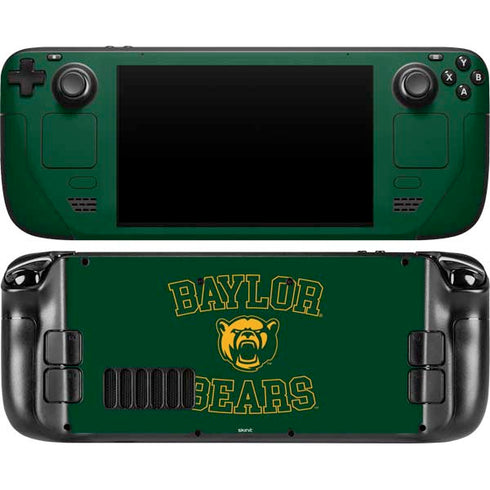 Baylor University Bears Mascot Steam Deck Handheld Gaming Computer OLED Skin