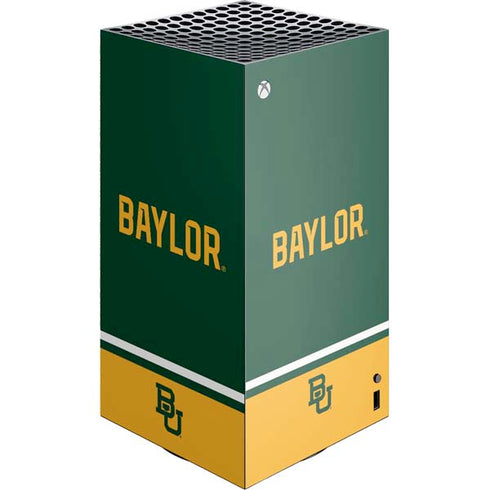 Baylor University BU Split XBox Series X Digital Edition Console Skin