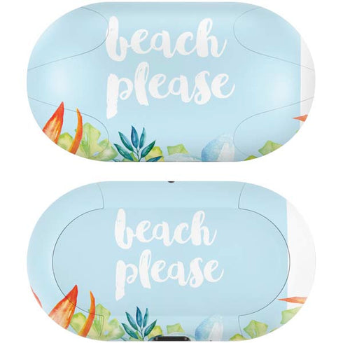 Beach Please Galaxy Buds Skin