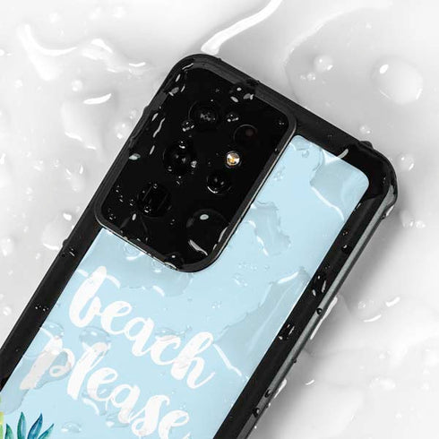 Beach Please Galaxy S24 Ultra Waterproof Case