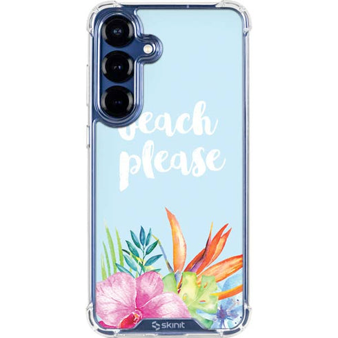 Beach Please Galaxy S25 Clear Case