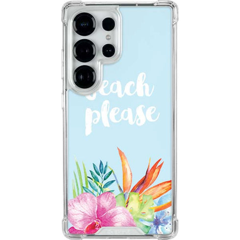 Beach Please Galaxy S25 Ultra Clear Case