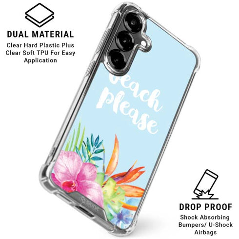 Beach Please Galaxy S26 Plus Clear Case