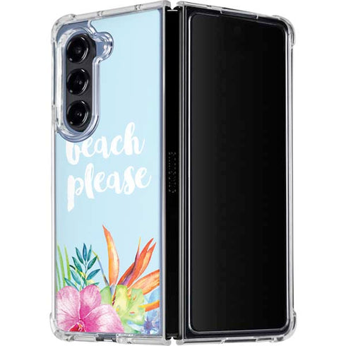 Beach Please Galaxy Z Fold5 5G Clear Case