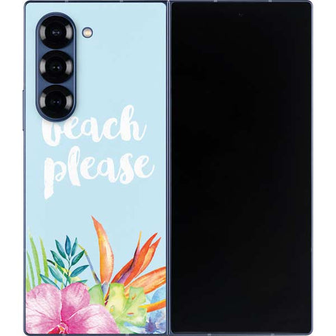 Beach Please Galaxy Z Fold6 Skin
