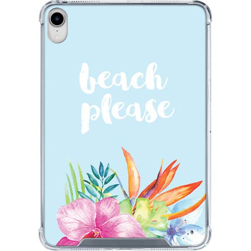 Beach Please iPad 11th Gen (2025) Clear Case