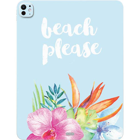 Beach Please iPad Pro 13in M4 (2024) Skin