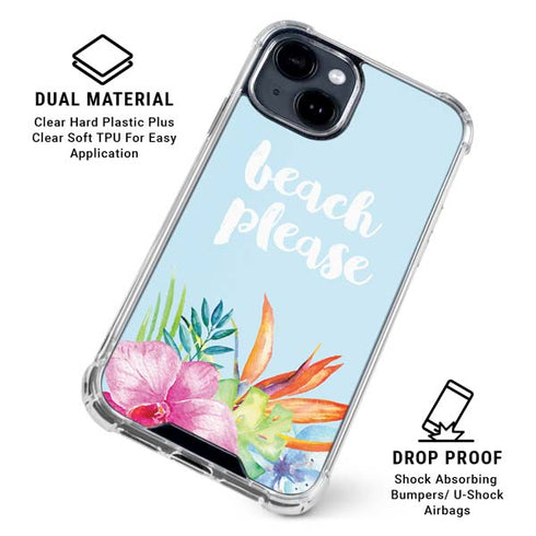Beach Please iPhone 15 Clear Case