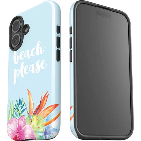 Beach Please iPhone 16 Plus Impact Case
