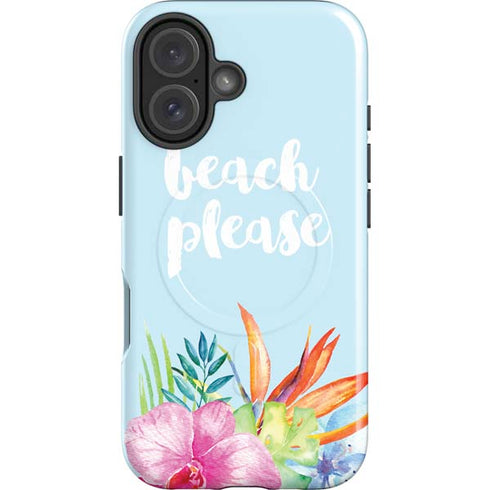Beach Please iPhone 16 Plus Magsafe Impact Case