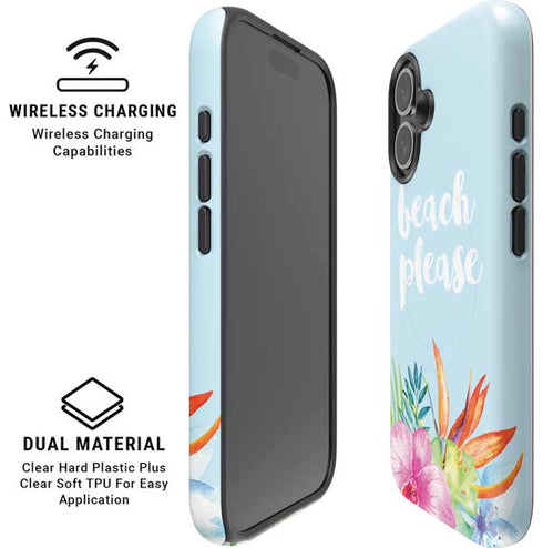 Beach Please iPhone 16 Plus Magsafe Impact Case