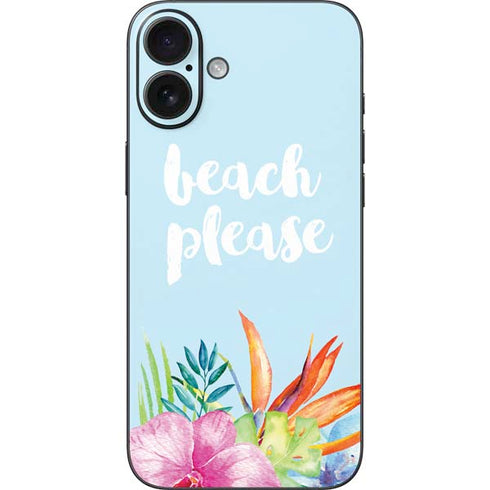 Beach Please iPhone 16 Plus Skin