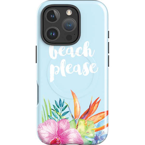 Beach Please iPhone 16 Pro Magsafe Impact Case