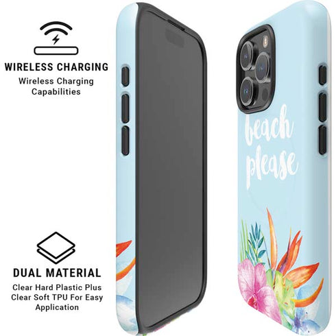 Beach Please iPhone 16 Pro Magsafe Impact Case