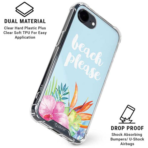 Beach Please iPhone 16e Clear Case