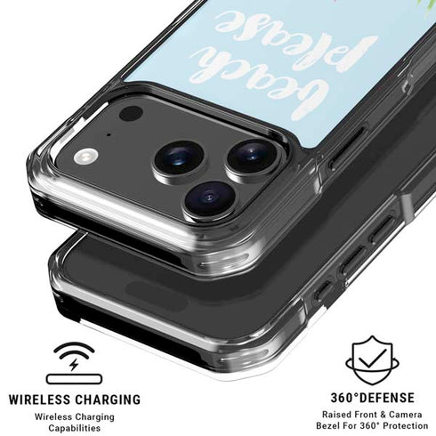 Beach Please iPhone 18 Pro Clear Case