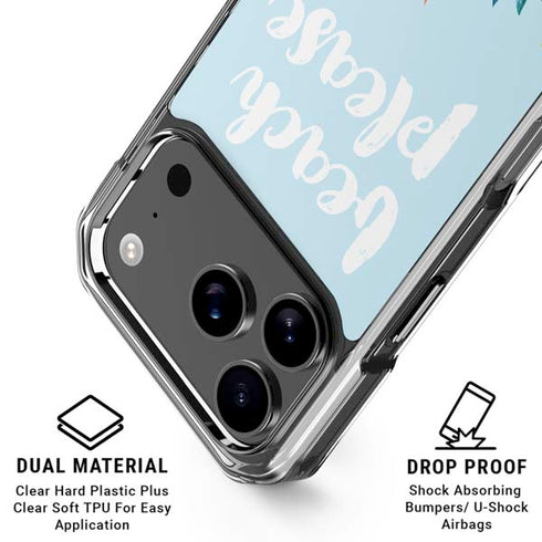 Beach Please iPhone 18 Pro Clear Case