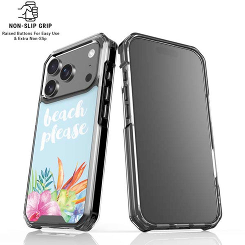 Beach Please iPhone 18 Pro Clear Case