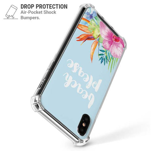 Beach Please iPhone X/XS Clear Case