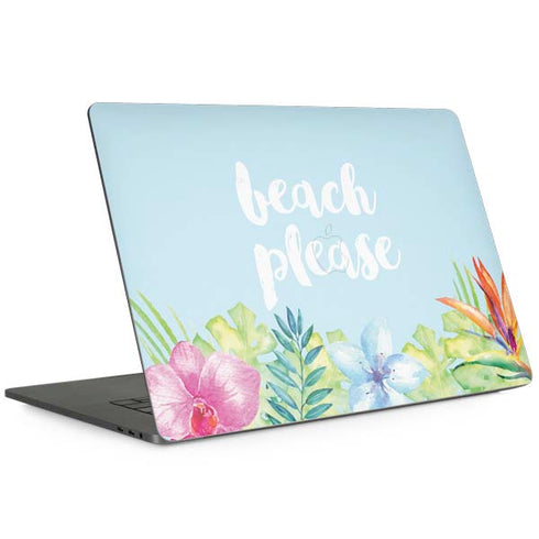 Beach Please MacBook Skins