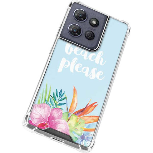 Beach Please Moto G 5G (2025) Clear Case