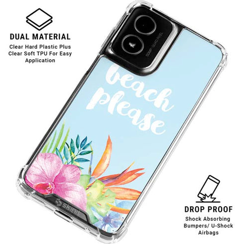Beach Please Moto G Power 5G (2024) Clear Case