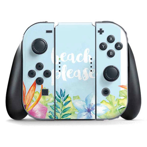 Beach Please Nintendo Switch (2017-2021) Joy-Con Controller Skin
