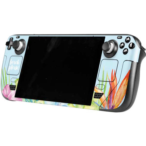 Beach Please Steam Deck Handheld Gaming Computer OLED Skin