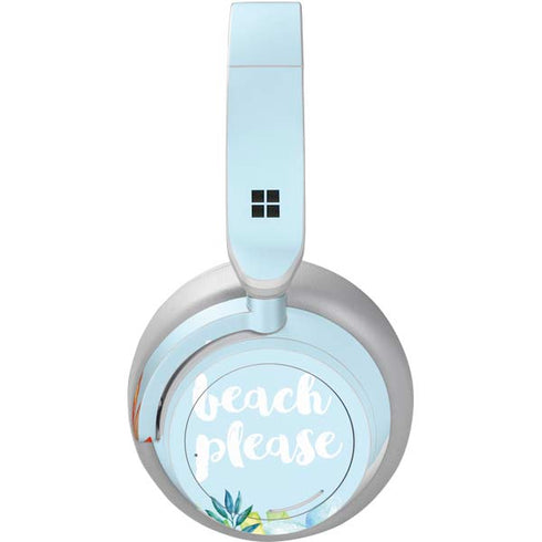 Beach Please Surface Headphones Skin