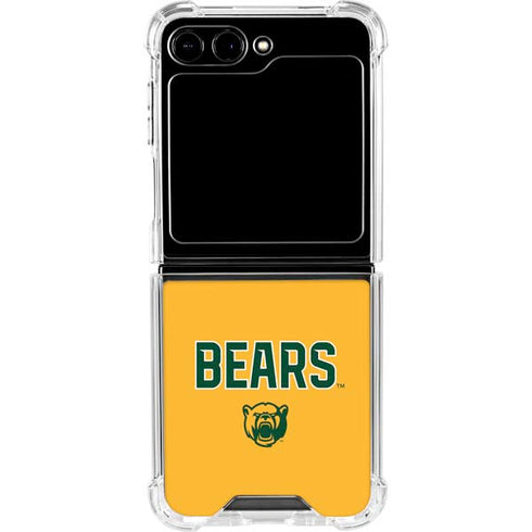 Baylor University Bears Galaxy Z Flip6 Clear Case