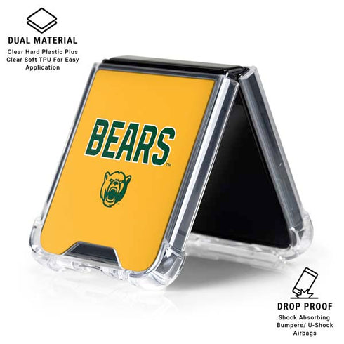 Baylor University Bears Galaxy Z Flip6 Clear Case