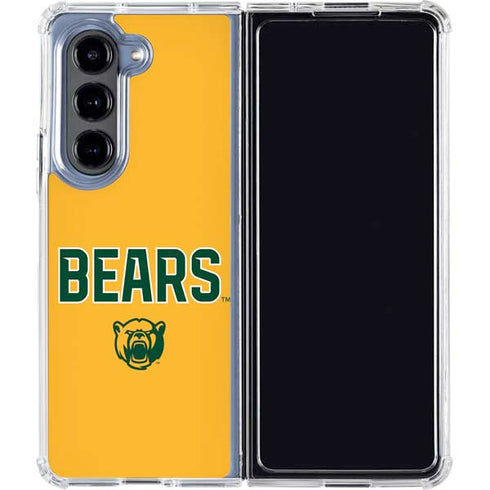 Baylor University Bears Galaxy Z Fold5 5G Clear Case