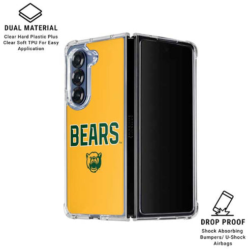 Baylor University Bears Galaxy Z Fold6 Clear Case