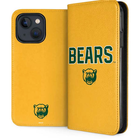 Baylor University Bears iPhone 15 Folio Case